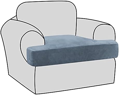 H.VERSAILTEX Stretch Velvet T Cushion Chair Covers by HVERSAILTEX