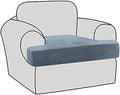 H.VERSAILTEX Stretch Velvet T Cushion Chair Covers by HVERSAILTEX