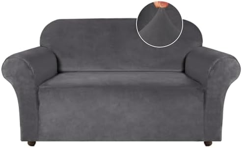 Turquoize Velvet Loveseat Covers Stretch Love Seat Couch Covers by Turquoize