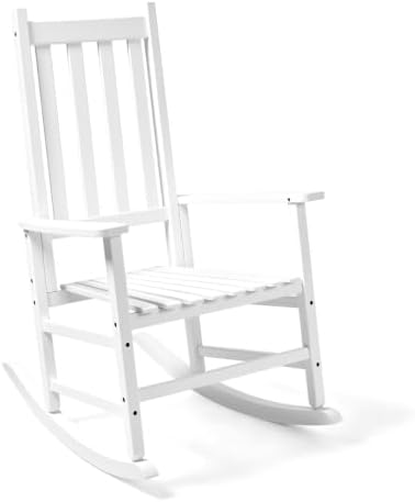 Solid Wood Rocking Chair, Outdoor Porch Rocker by Unknown