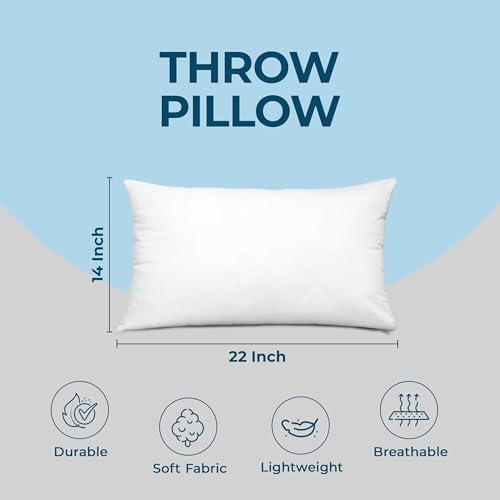 Utopia Bedding Throw Pillows, Decorative 14x22 Pillow Inserts - Image 4