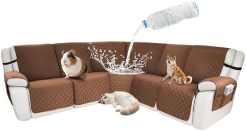 Waterproof Sectional Reclining Couch Covers L Shaped Recliner Sectional Sofa by ROFASVCO
