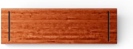 30" x 96" Rectangular Solid Wood Live Edge Table Top - Image 3