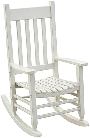 Oversized Outdoor Wooden Rocking Chair by Unknown