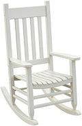 Oversized Outdoor Wooden Rocking Chair by Unknown