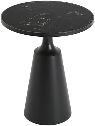 Merax 20" Modern Round Iron Side Table - Image 6