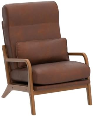 Karl home Accent Chair High Back Mid-Century Modern - Image 5