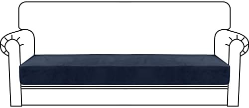 MAXIJIN Velvet Stretch Couch Cushion Covers Soft Sofa Cushion Cover Replacement by MAXIJIN