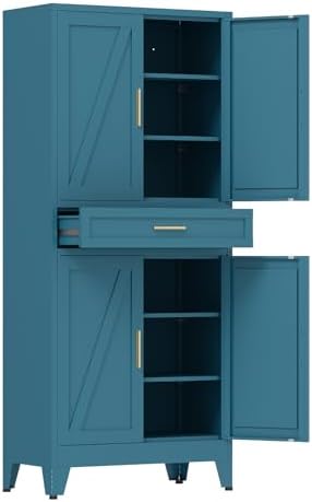 COFaR 71'' Tall Metal Pantry Cabinet by COFAR
