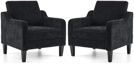VINGLI Accent Chairs Set of 2, Modern Traditional Armchair by VINGLI