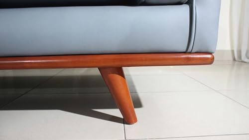 Mega Solutions Savoy Full All Around Front and Back Italian Leather Sofa 89" - Image 6