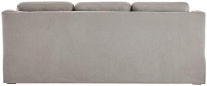 Serta® Hawthorne 90.6" Slipcovered Queen-Size Convertible Pop-up Sofa, - Image 4