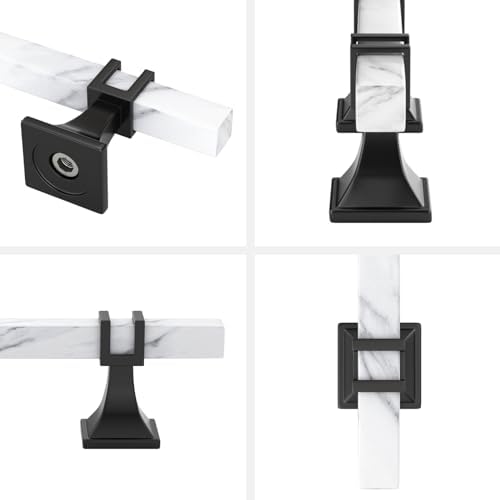 Haliwu 10 Pack 6-1/4" Kitchen Cabinet Handles White Marble Cabinet Pulls - Image 4