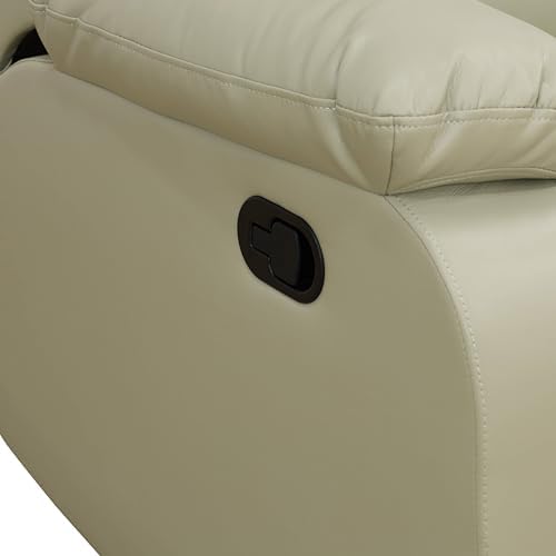 Manual Recliner Sofa Set, Bonded Leather Modern Living Room Furniture Sets - Image 6