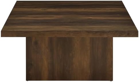 Coaster Devar 35.5-Inch Living Room Square Coffee Table, Dark Pine 710888 - Image 4