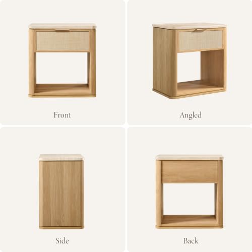 Night Stand, Rattan Nightstand - Image 7