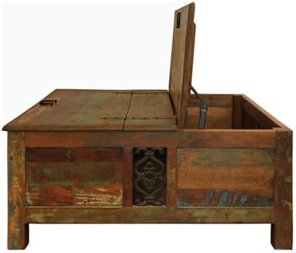 Pemberly Row 40" Reclaimed Solid Wood Lift-Top Coffee Table, Kiln-Dried Hardwood - Image 6