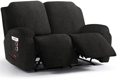 4 Pieces Stretch Recliner Loveseat Covers by Jcones