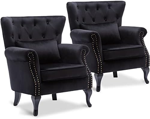 LZAREAL Accent Reading Arm Chairs Set of 2 by LZAREALBetterRoomForRealLiving