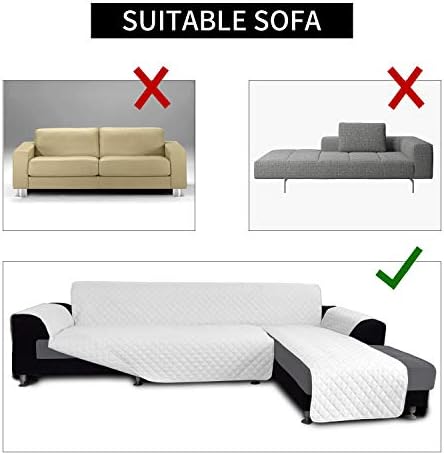 Easy-Going Reversible L-Shape Sectional Couch Cover - Image 4