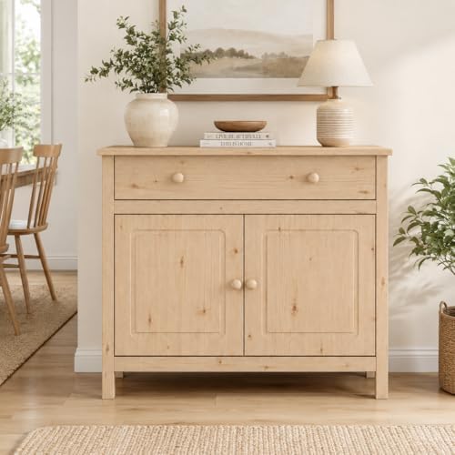 From the Tree Furniture 44" Wide Solid Pine Shaker Sideboard Buffet Cabinet — 2 by FromTheTreeFurniture