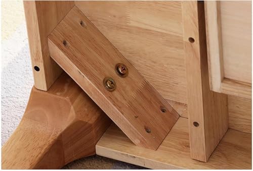 Solid Wood Desk with Drawer, Small Computer Desk - Image 6