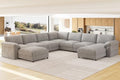 Oversized Sectional Couches for Living Room, Modular L Shaped Cloud Sofa by HOMYHOMEY