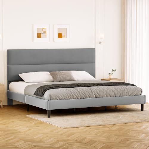 GRUSIGN King Size Platform Bed Frame by GRUSIGN