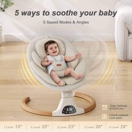 Monamii Baby Swings for Infants - Image 4