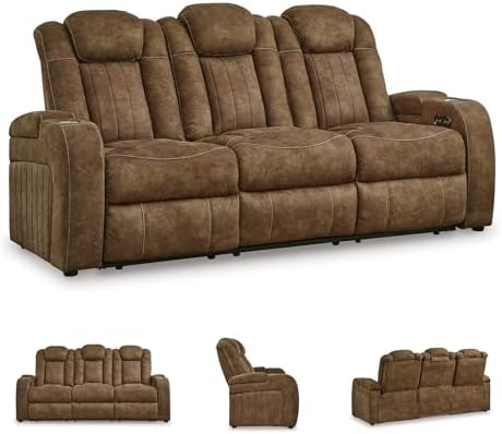 Signature Design by Ashley Wolfridge Power Reclining Sofa - Image 6