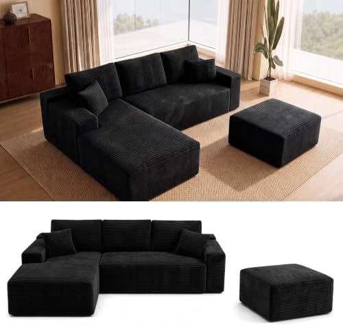 Boneless Couch Modular Sectional Sofa Cloud Couch by Cloud-LikeComfortYouCanFee