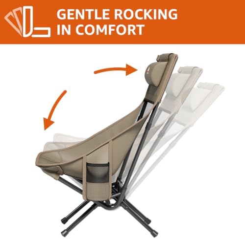 Portable Folding Rocking Camping Chair - Image 6