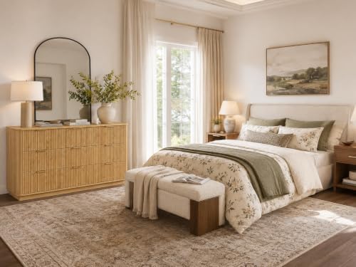 win2win 55" Fluted 9 Drawer Dresser - Image 5