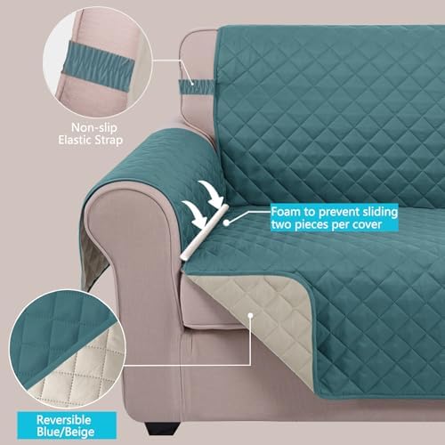 U-NICE HOME Reversible Recliner Chair Covers - Image 3