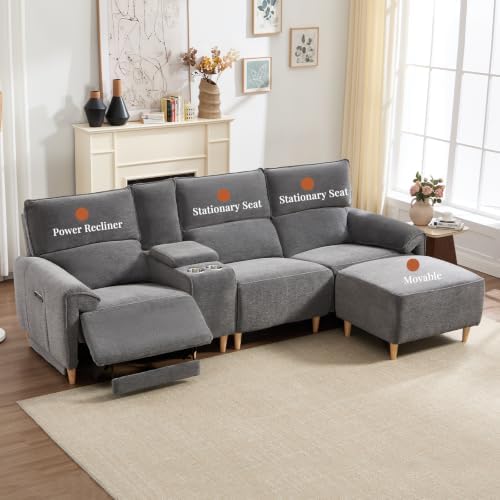 ANJ 3-Seater Left Recliner Sofa - Image 3