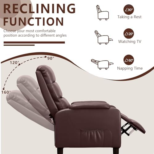 COMHOMA Recliner Chair Recliner Sofa - Image 6