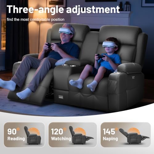 RV Loveseat Recliner Sofa, Home Theater Seating - Image 3