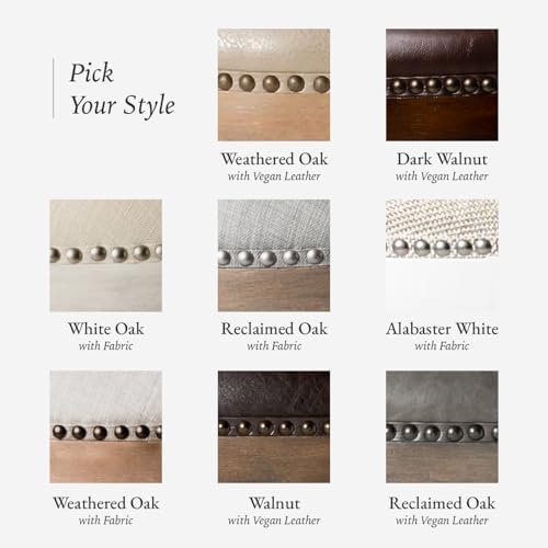 Maven Lane Pullman Backless Counter Stool, Light Brown - Image 6