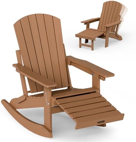 4-in-1 Adirondack Rocking Chair, by Suunyn