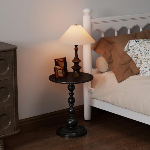 Metal Small End Table, Round Side Table - Image 5
