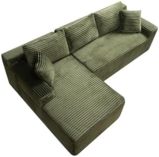 95" L-Shaped Left Facing Cloud Sectional Couch - Image 5