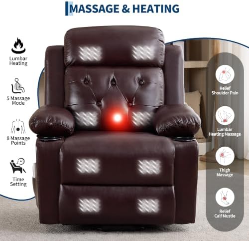 Garvee Oversized Power Lift Recliner Chair - Image 6