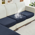 NAISI Waterproof Couch Cushion Covers Thick Velvet Fabric Washable Sofa by NAISI