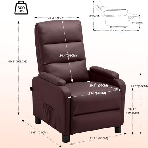COMHOMA Recliner Chair Recliner Sofa - Image 3