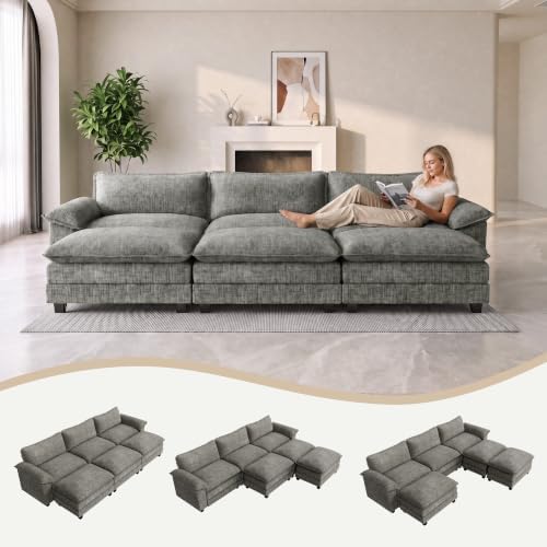 Homall 118.9" Cloud Couch, Modular Sectional Sofa - Image 3