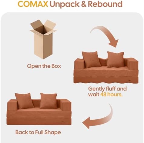 COMAX Boneless Futon Sofa Bed - Image 6