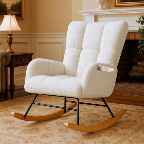 COMHOMA Nursery Rocking Chair, Teddy Glider Rocker by ComHoma