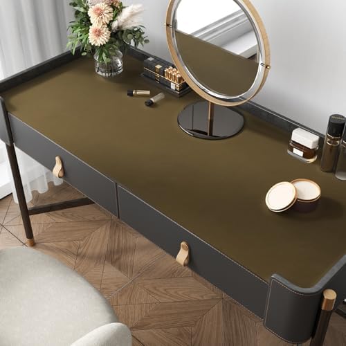 VEELIKE Olive Brown Velvet Drawer Liner - Image 4