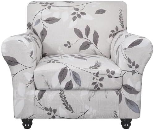 SearchI Stretch Sofa Cover Printed Couch Covers, Floral Pattern 2 Piece by SearchI