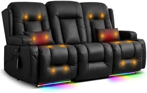 TUNYI Power Loveseat Recliner Sofa by Becomesyourhomepartner
